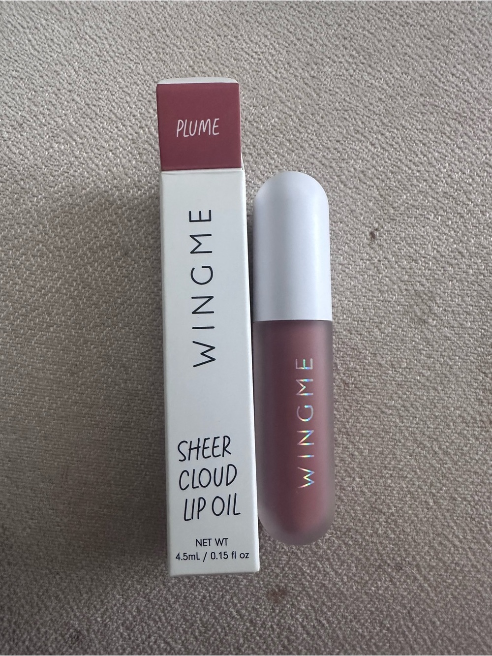 Sheer Cloud Lip Oil — Plume (Soft Mauve Pink)